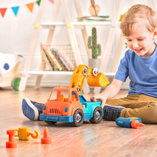 Battat- Wonder Wheels- Take-apart Crane Truck - Guindaste...