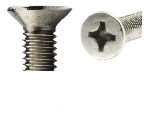 Parafuso Cabeça Chata Phillips M3 X 8 Inox A2 - 50