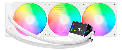 Refrigeración Liquida Gamdias Chione E4-420 Argb (blanco) Led Rgb
