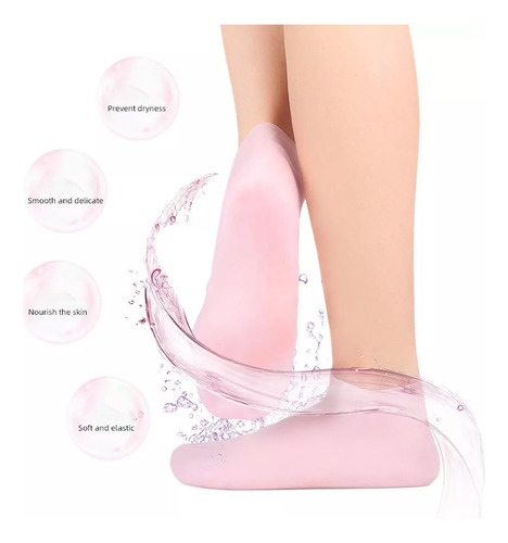 Calcetines De Silicona Hidratantes Para Piel Seca Y Pies