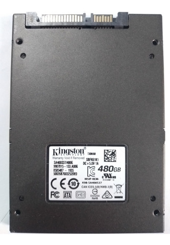 Disco Sólido 480gb Ssd Sa400s37 2.5 Kingston -- 240gb/1 Tera (Usado)