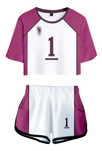 A Haikyu!! Fantasia De Cosplay: Camisa E Shorts