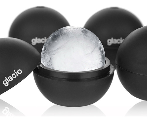 Esfera Redonda De Hielo Para Whisky Ice Cube Molds Glacio, P