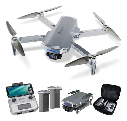 Contixo F28 Pro Drone Gps Plegable  Camara 4k Fhd Con Contr