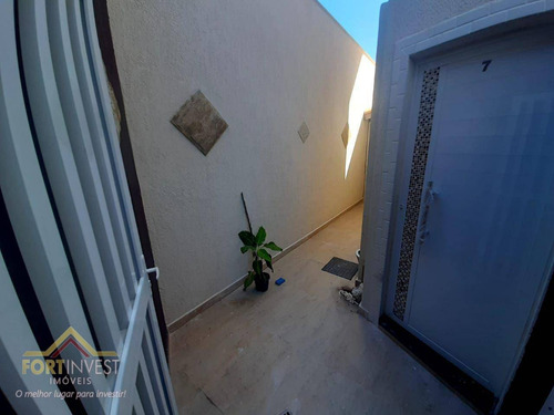 Imagem 4 de 24 de Excelente Casa De Condomínio Sobreposta C/ Quintal De 2 Dormitórios À Venda, 300mts Da Praia, Por R$ 230.000 - Caiçara - Praia Grande/sp - Ca0848