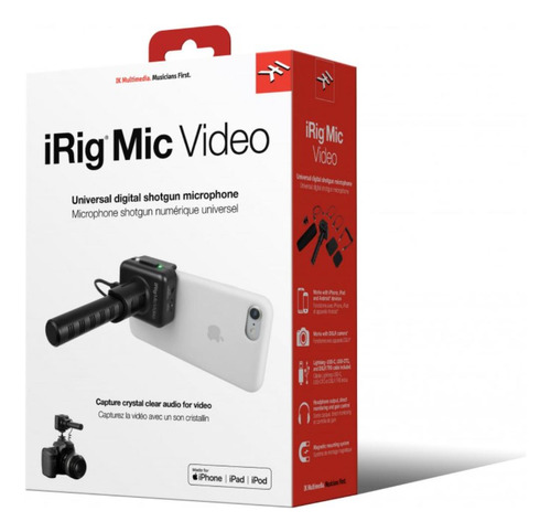 Micrófono Digital Irig Mic Video Ik Multimedia