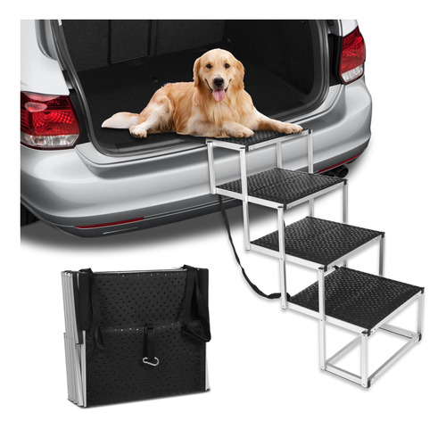 Partol Escaleras Para Perros Para Automovil, Rampa Extra Anc