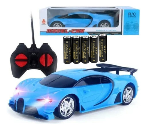 Carro Control Remoro Bugatti Escala 1:18 Incluye Pilas