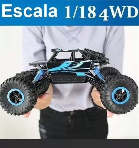 Carro Controle Remoto 4X4 Monster Stell Cavalay- Wellmix