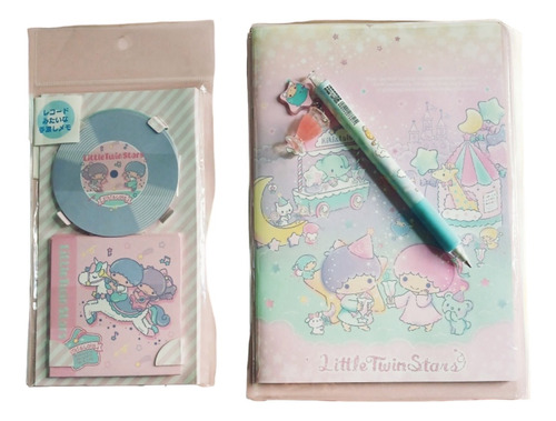 Pack Papeleria My Little Twin Star Kawaii Dia Del Niño (ulti