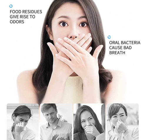 Snows Mountain Mint, Dientes Grandes Y Blancos, Amarillos Y