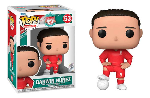 Darwin Núñez Funko Pop 53 Fútbol Soccer Liverpool F. C.