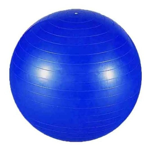 Bola Inflável 65 Cm Exercícios Pilates Abdominal Ginástica Cor Azul