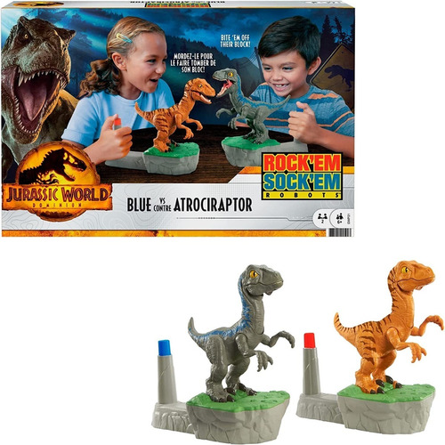 Blue Vs Atrociraptor Jurassic World, Rock 'em Sock 'em