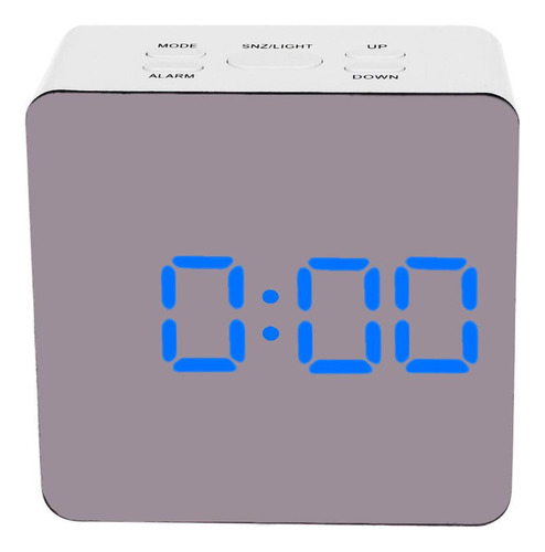 Ts-70 Reloj De Espejo Led Digital Multifunción Alarma Con Te