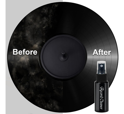 Kit De Limpieza De Discos De Vinilo, Solución Completa 7 En