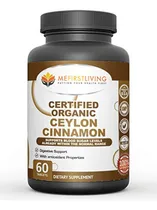 Comprar Me First A Canela De Ceiln 1000 Mg, 100% Canela De Ceiln Orgnica Certificada, Sin Omg, Verdadera Canela, A Al Metabolismo, Antioxidante, 60 Tabletas