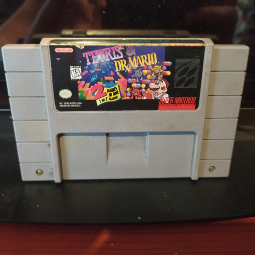 Tetris & Dr. Mario - Snes Super Nintendo