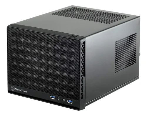 Estuche Para Computadora Silverstone Sg13b Con Panel Frontal