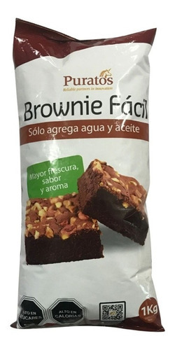 Mezcla Para Brownie Fácil Puratos 1 Kg