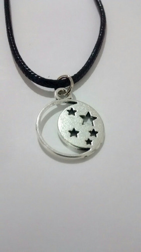 Collar Media Luna Y 5 Estrellas 18 Mm Acero Vintage Univer 