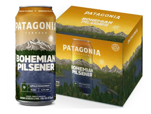 Cerveza Patagonia Bohemian Lata 473ml Pack X6 Fullescabio