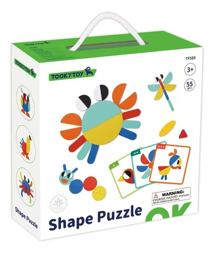 comprar Juego De Construcción De Formas Tooky Toy De Madera  