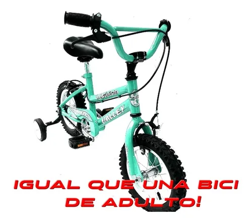 Bicicleta Halley Rodado 12 Infantil Liviana Ruedas Inflables 52.385 13