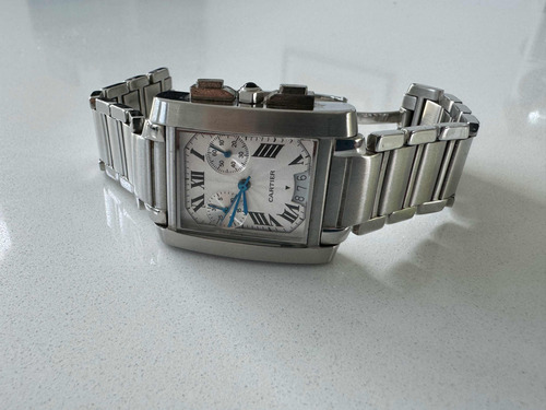 Reloj Clon Compatible Con Cartier Tank Chronograph