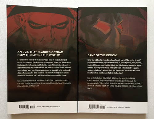 Batman: Legacy ( Lote 2 Tpb, Raro ) Bane - Ra's Al Ghul (Usado)
