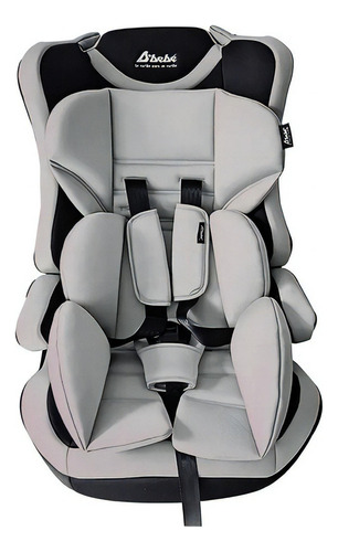 Autoasiento Booster Para Bebe Y Auto Hasta 12 Años Color Gris