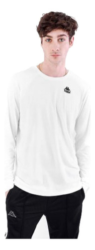 Authentic Camiseta Asten Blanca Manga Larga Hombre Kappa Kap