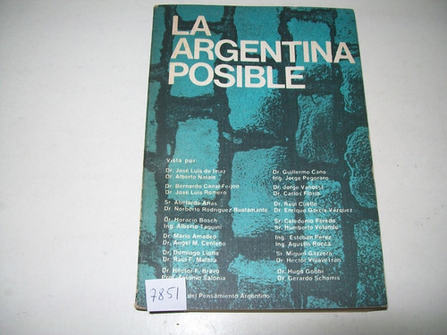 La Argentina Posible · Cátedra Del Pensamiento Argentino