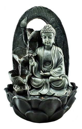 Fuente De Agua Buda 27cm Deco Feng Shui Zen Budismo Zn Ct