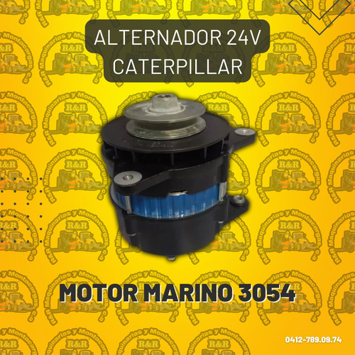 Alternador 24v Caterpillar Motor Marino 3054