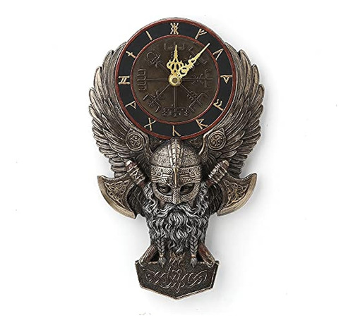 Veronese Design 11 3/8  Twin Axe Viking Berserker Placa De P