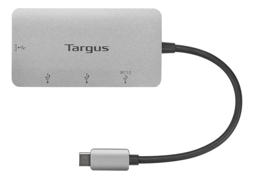 Targus Hub Multipuerto Usb-c 3 Usb-a 1 Paso Pd 100 W Gris