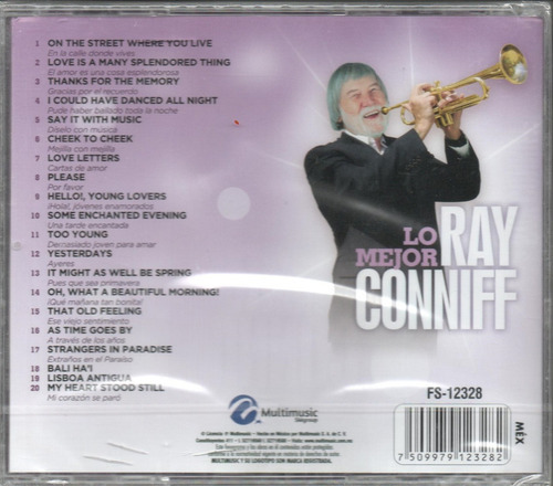 Ray Conniff Lo Mejor Disco Cd Nuevo