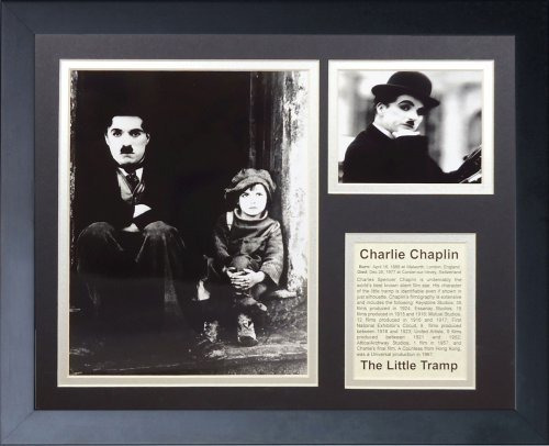 Legends Never Die  Charlie Chaplin - Collage De Fotos Enmarc