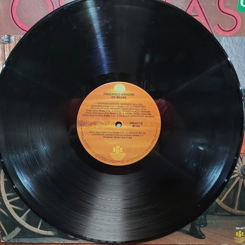 Imagem 3 de 6 de Vinil Lp Os Bilias Fandango Gaúcho