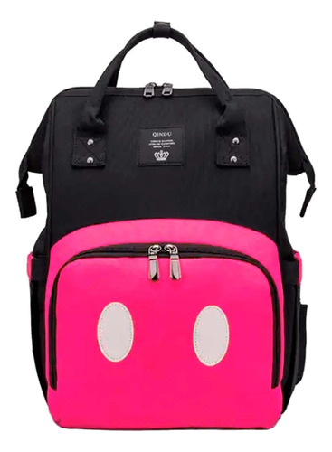 Pañalera Mochila Bolso Bebe Madres Multifuncional Termico Color Mickey Mouse