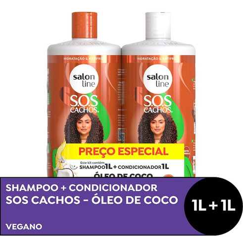 Shamp + Cond Salon Line Sos Coco Tratamento Profundo 1l