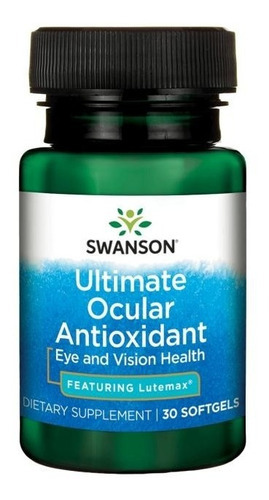 Swanson Antioxidante Ocular Definitivo 30 Softgels Sabor Sin Sabor