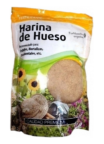 Harina De Hueso Fertilizante Organico 500gr