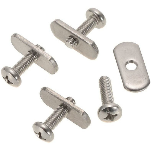 Lixada 4 Acero Inoxidable Kayak Rail / Tornillos Track & Tra