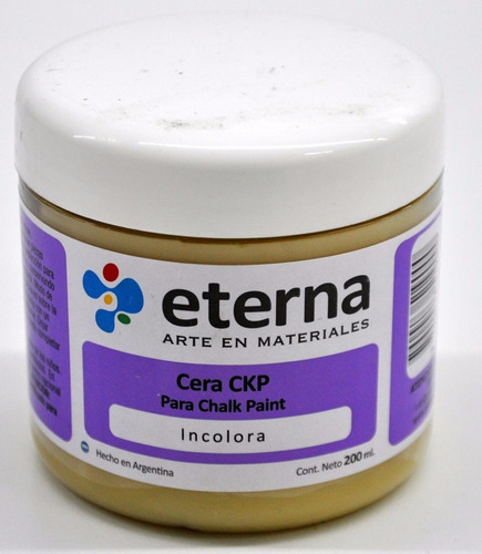 Cera Incolora Para Chalk Paint 200ml Eterna