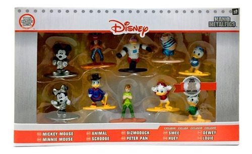 Figura Nano Metalfigs Pack Disney Pixar Com 10 Bonecos 4293