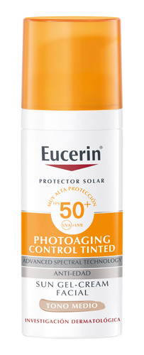 Eucerin Protector Solar Cc Cream Facial Tono Medio 50+ Fps 5