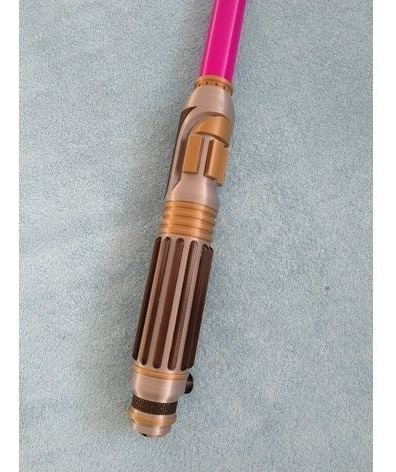 Imagem 3 de 3 de Sabre De Luz Star War - Mace Windu's - Com Lâmina Retrátil