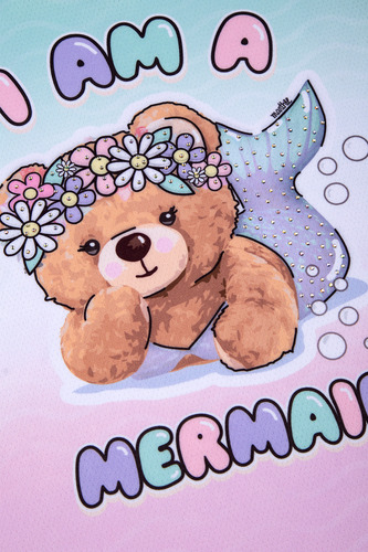 Conjunto Urso Sereia Legging Ma0239 +roupa Boneca Marthiê